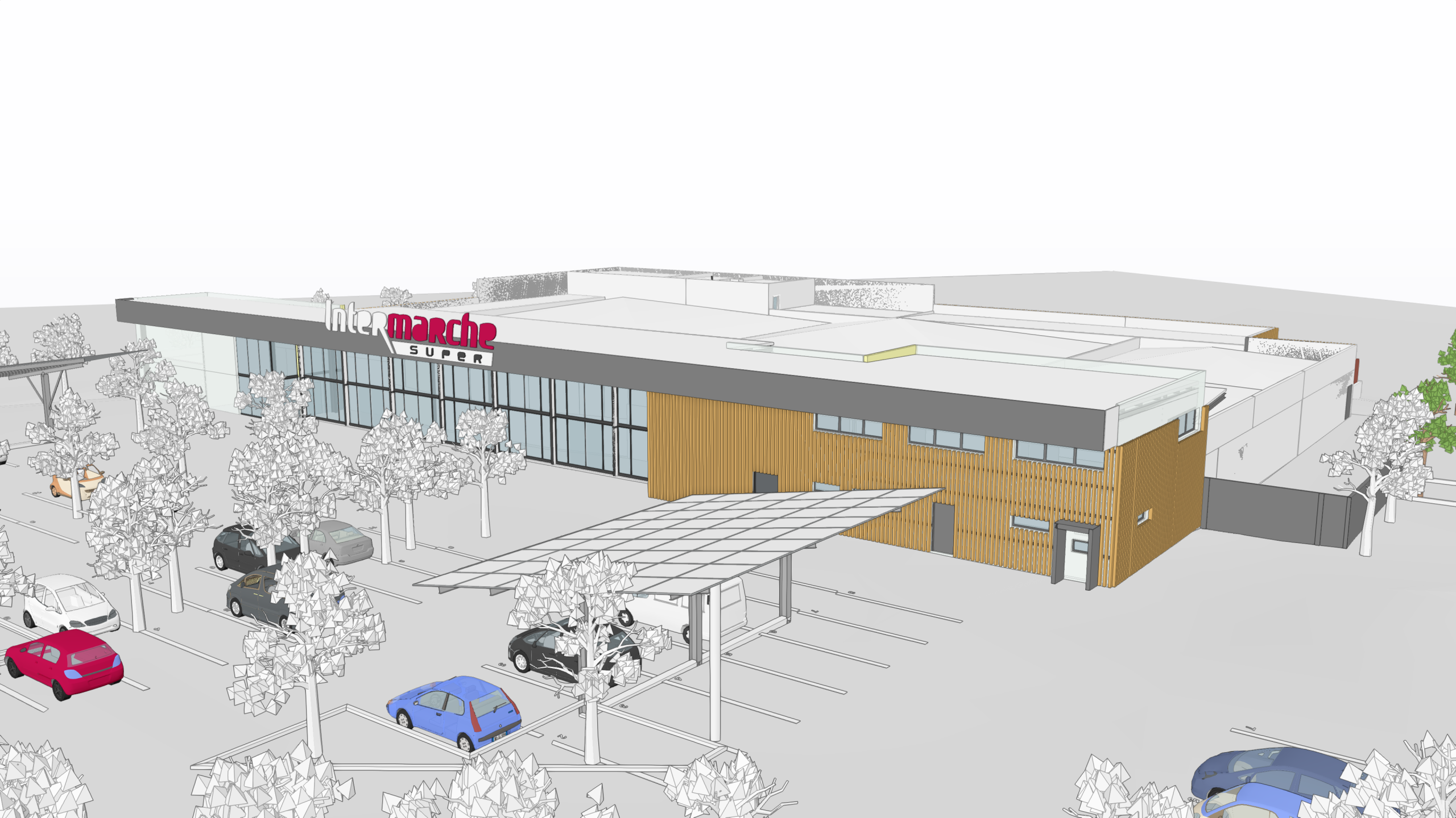 Extension de l'intermarché d'Aups